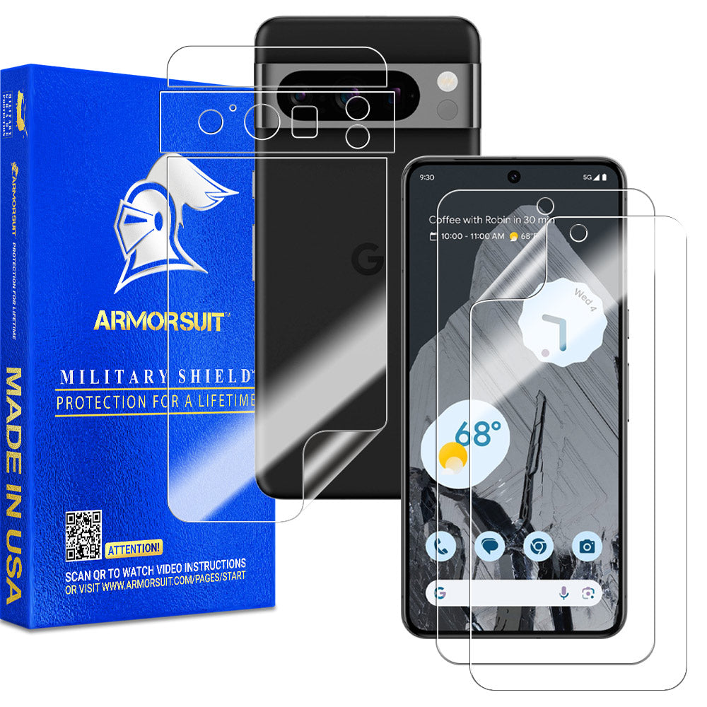 ArmorSuit MilitaryShield Full Body Skin Film + Screen Protector designed  for iPhone 15 Plus - HD Clear / Matte Film