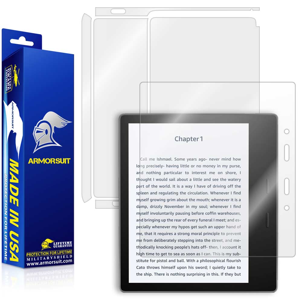 Amazon Kindle Oasis 2017 & 2019 Screen Protector + Full Body