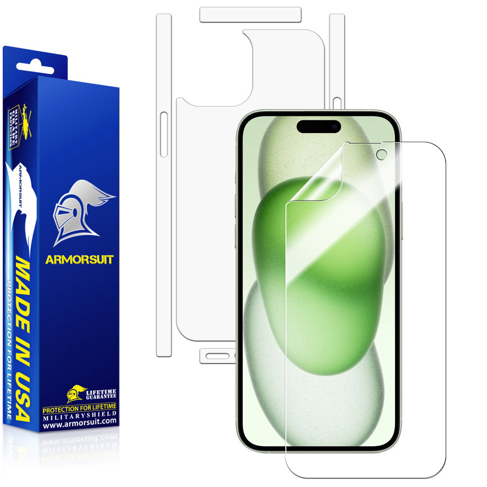 [2 + 1Pack] ArmorSuit iPhone 14 Pro Max (6.7) Screen Protector & Full Body  Skin USA