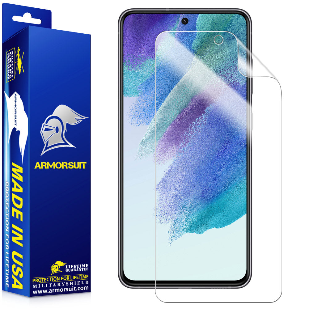 2 Pack] ArmorSuit Samsung Galaxy S21 FE 5G (2022) Case Friendly Anti