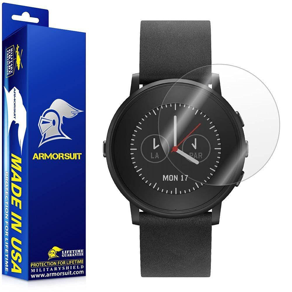 Pebble Time Round 14mm 20mm Screen Protector 2 Pack