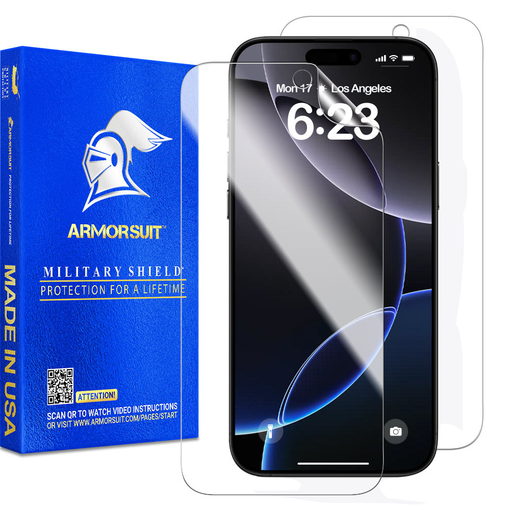 [2 Pack] ArmorSuit MilitaryShield Screen Protector for Apple iPhone 16 Pro Max