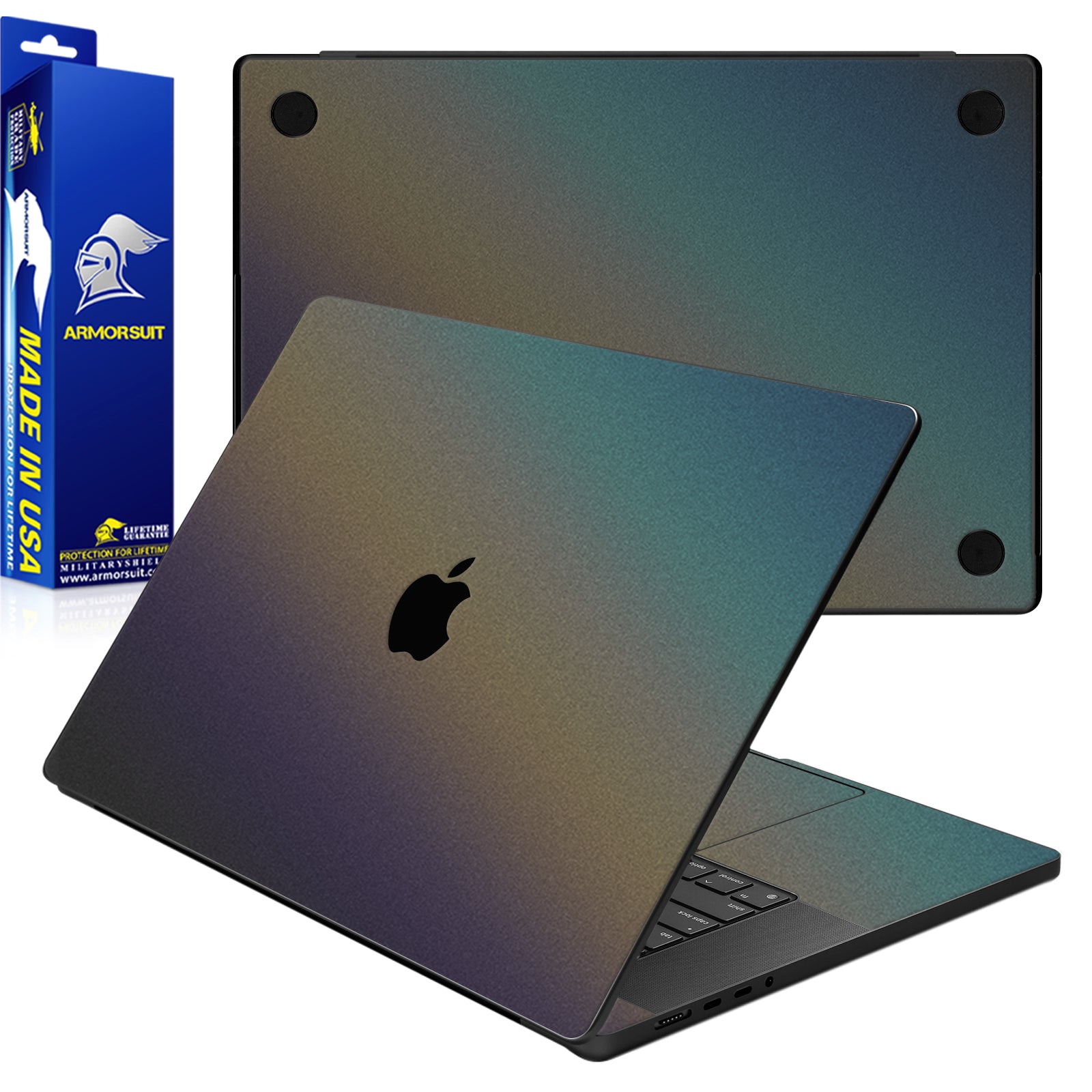 2 Pack Armorsuit MilitaryShield Skin Wrap Film for Macbook Pro M3 14 inch 2023