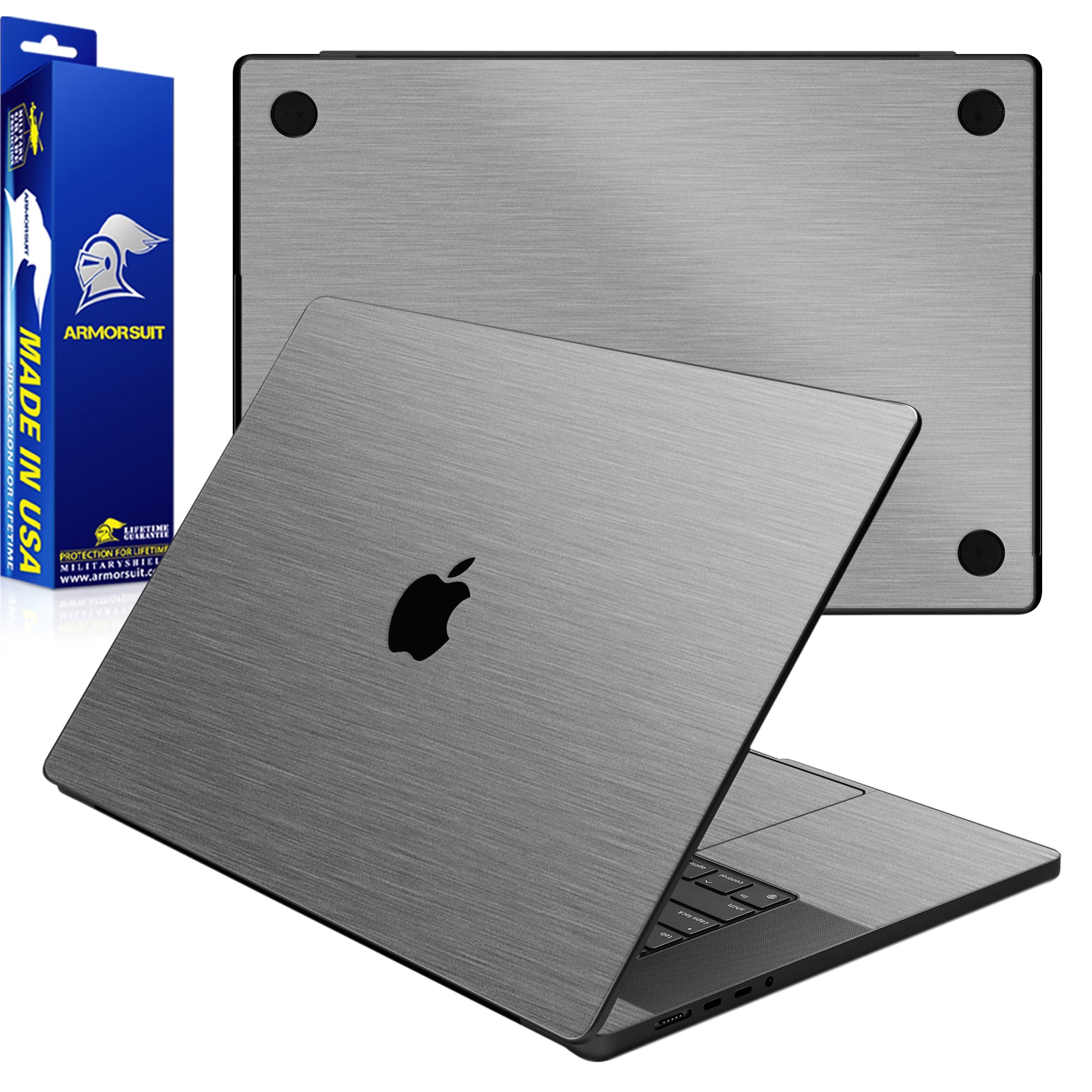 [2 Pack] Armorsuit MilitaryShield Skin Wrap Film for Macbook Pro M3 (16 Inch, 2023)