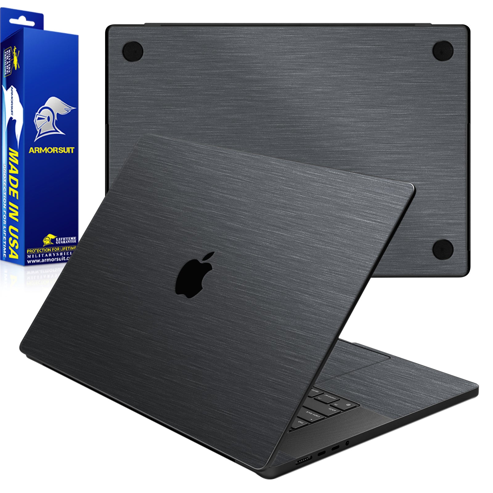 [2 Pack] Armorsuit MilitaryShield Skin Wrap Film for Macbook Pro M3 (16 Inch, 2023)