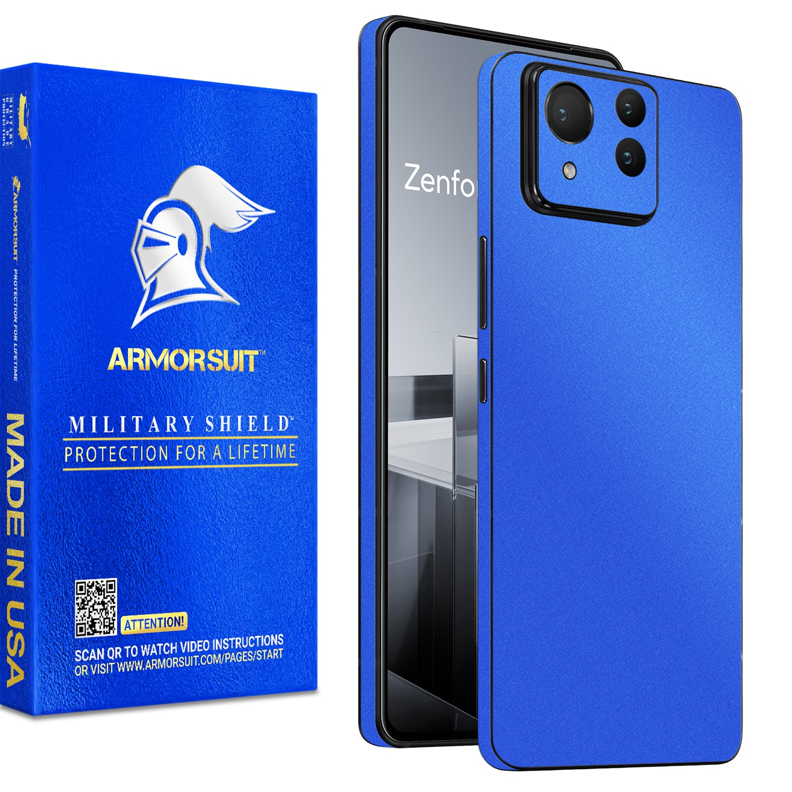 [2 Pack] Armorsuit MilitaryShield  Vinyl Skin Wrap for ASUS Zenfone Ultra 11 (2024)