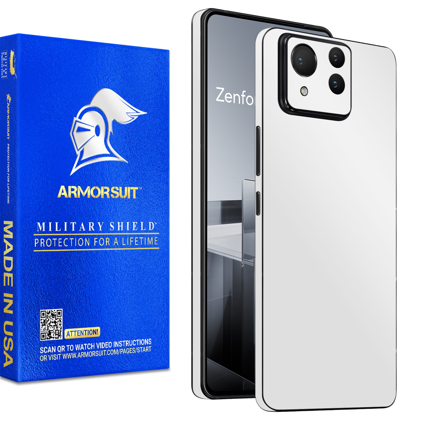 [2 Pack] Armorsuit MilitaryShield  Vinyl Skin Wrap for ASUS Zenfone Ultra 11 (2024)