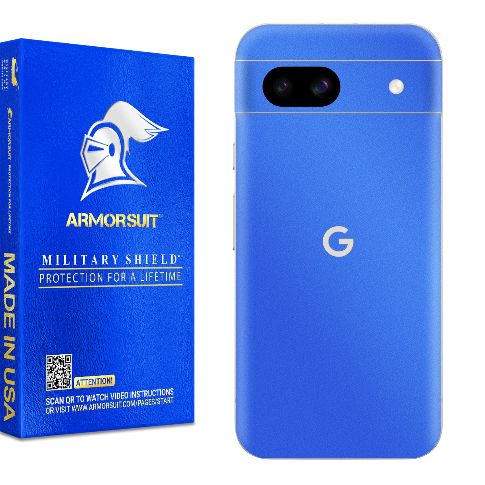 [2 Pack] Armorsuit MilitaryShield Vinyl Skin Wrap for Google Pixel 8a