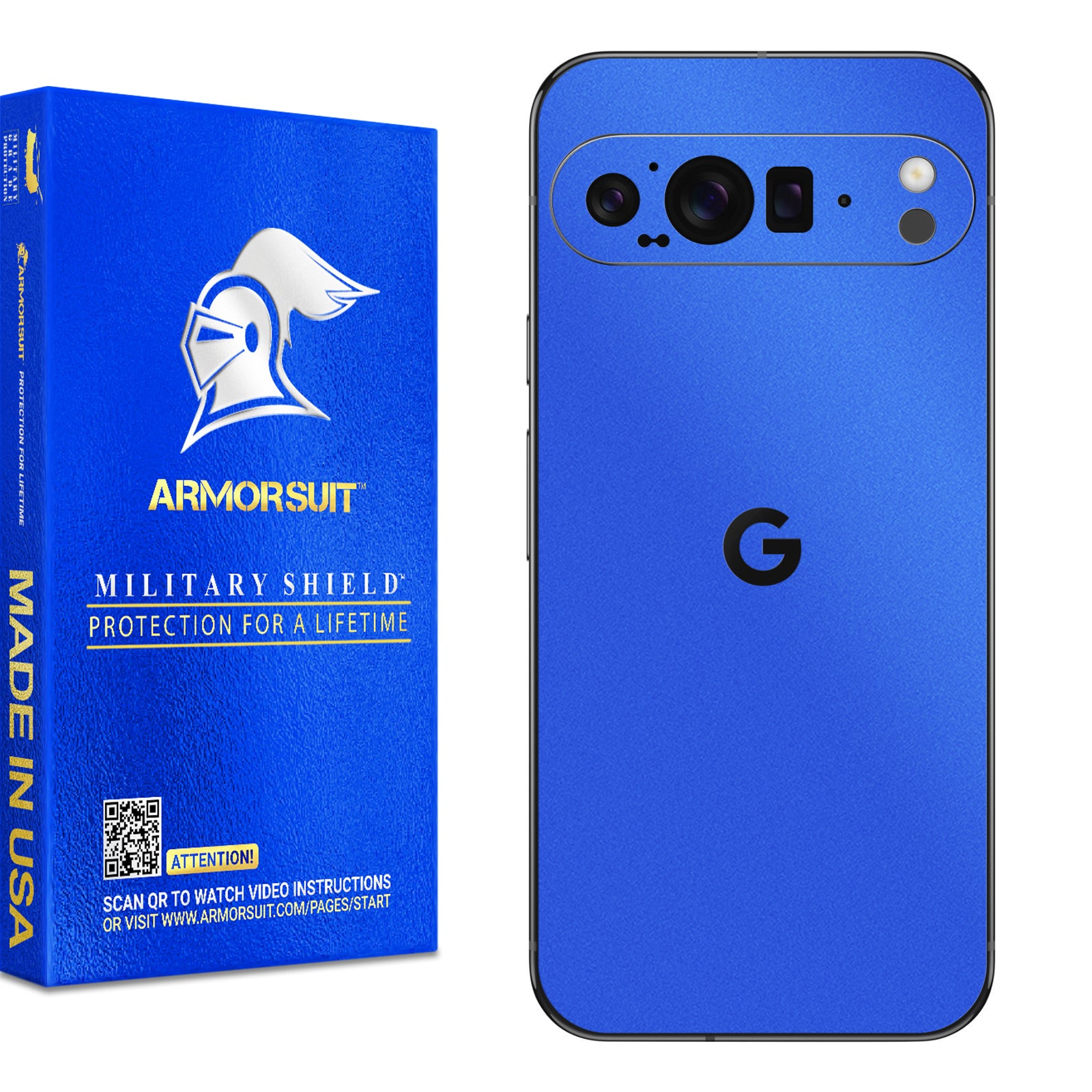 [2 Pack] Armorsuit MilitaryShield Vinyl Skin Wrap Film for Google Pixel 9 Pro XL