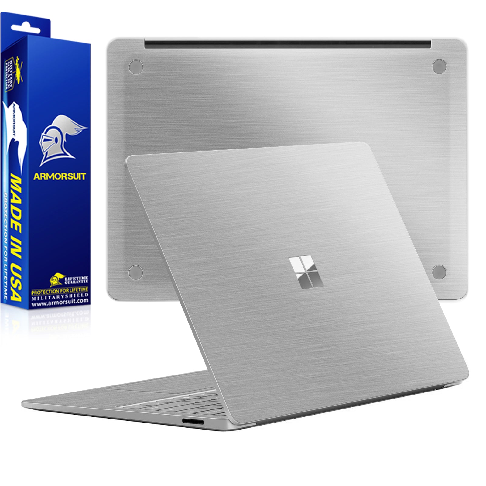 [2 Pack] Armorsuit MilitaryShield Vinyl Skin Wrap Film for Microsoft Surface 7th Edition 15 In (2024)