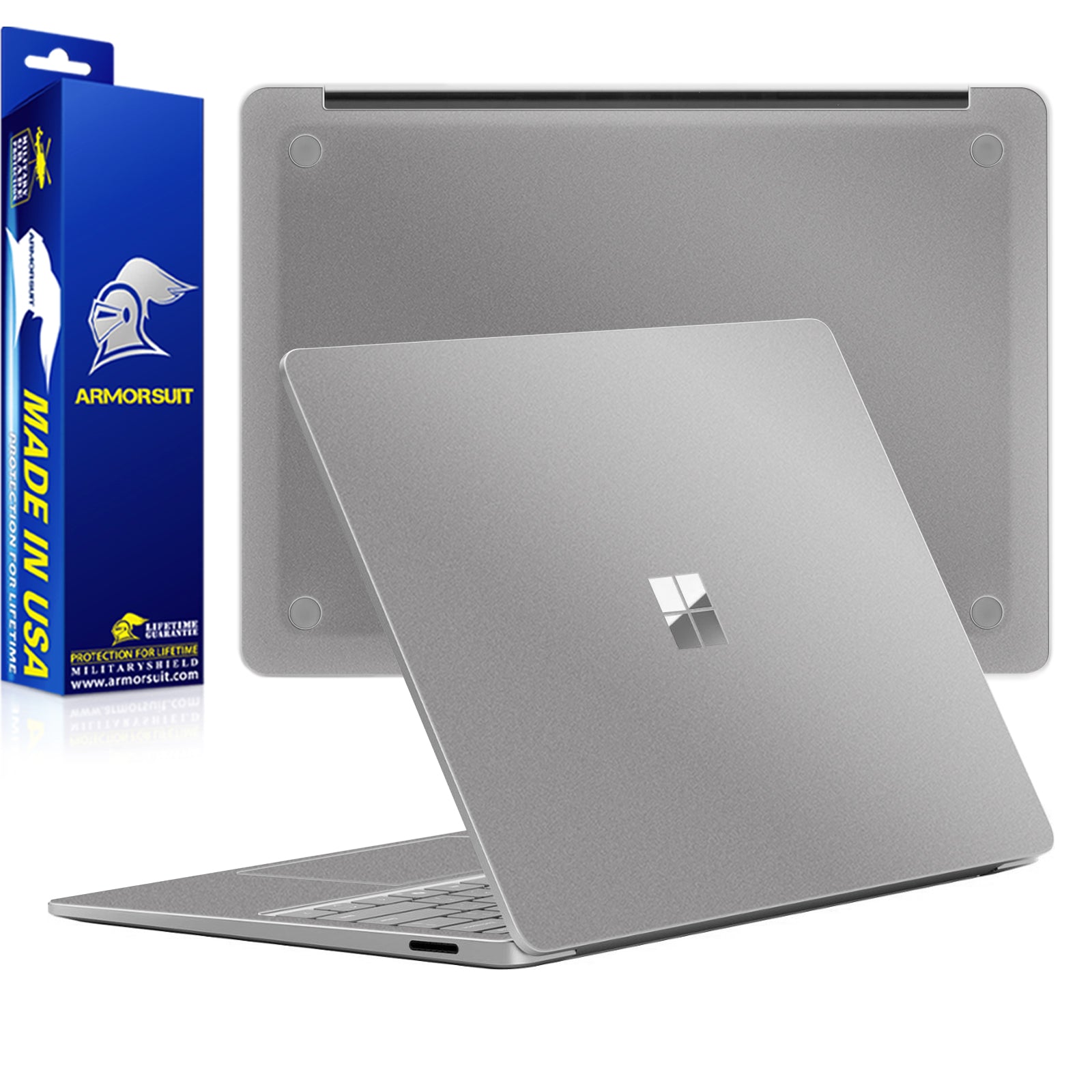 [2 Pack] Armorsuit MilitaryShield Vinyl Skin Wrap Film for Microsoft Surface 7th Edition 15 In (2024)