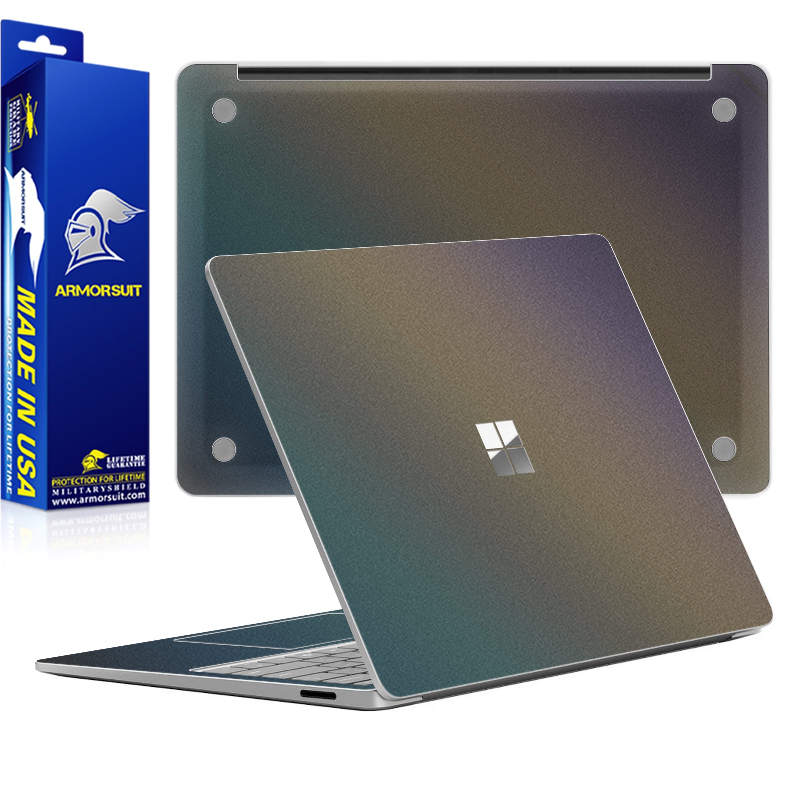 [2 Pack] Armorsuit MilitaryShield Vinyl Skin Wrap Film for Microsoft Surface 7th Edition 15 In (2024)