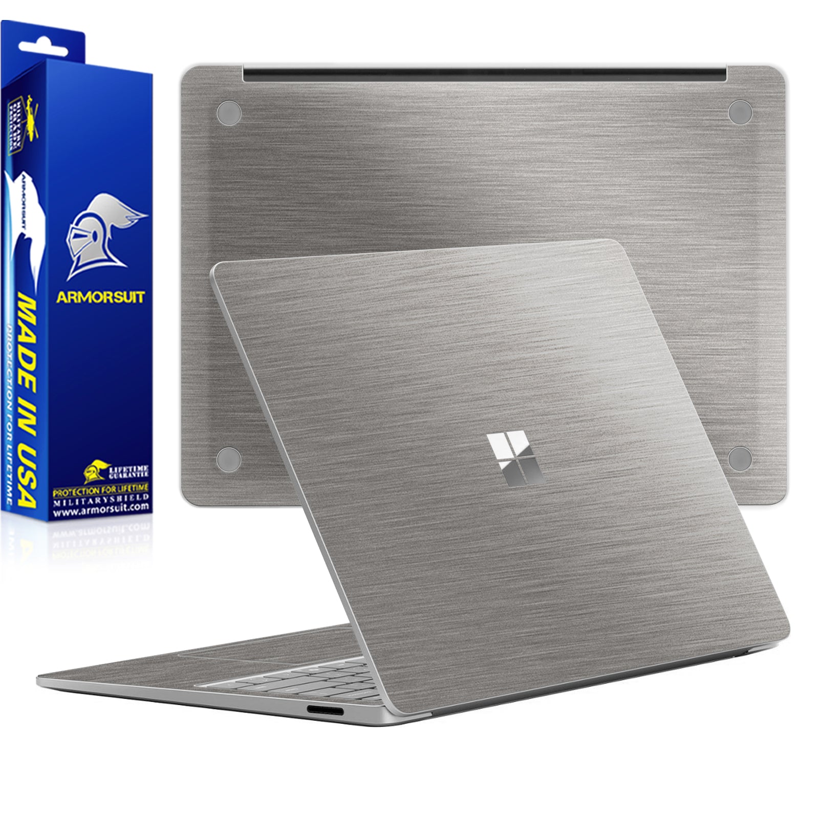 [2 Pack] Armorsuit MilitaryShield Vinyl Skin Wrap Film for Microsoft Surface 7th Edition 15 In (2024)