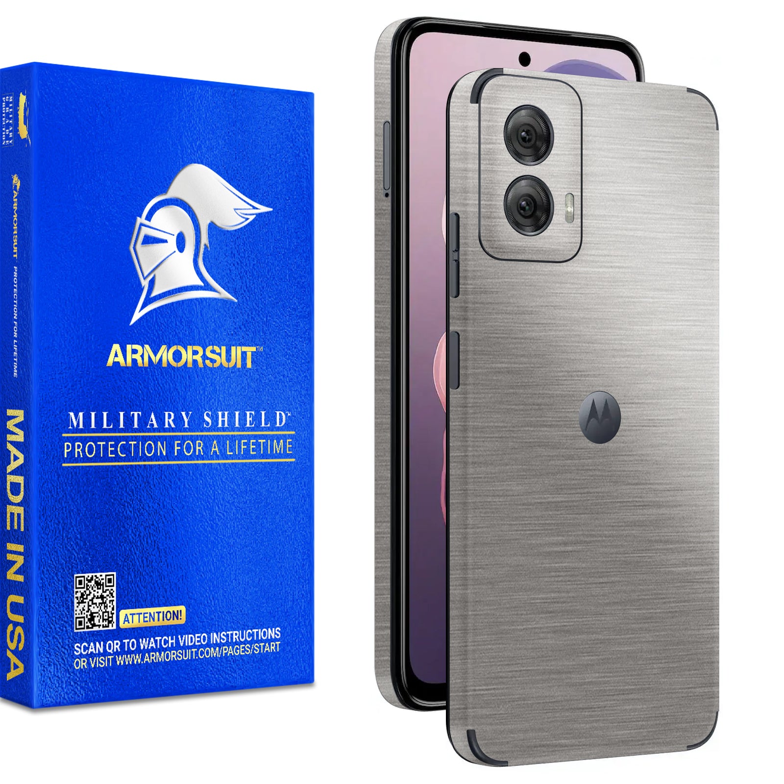 [2 Pack] ArmorSuit MilitaryShield Vinyl Skin Film Wrap for Motorola Moto G Power 5G (6.7 Inch, 2024)