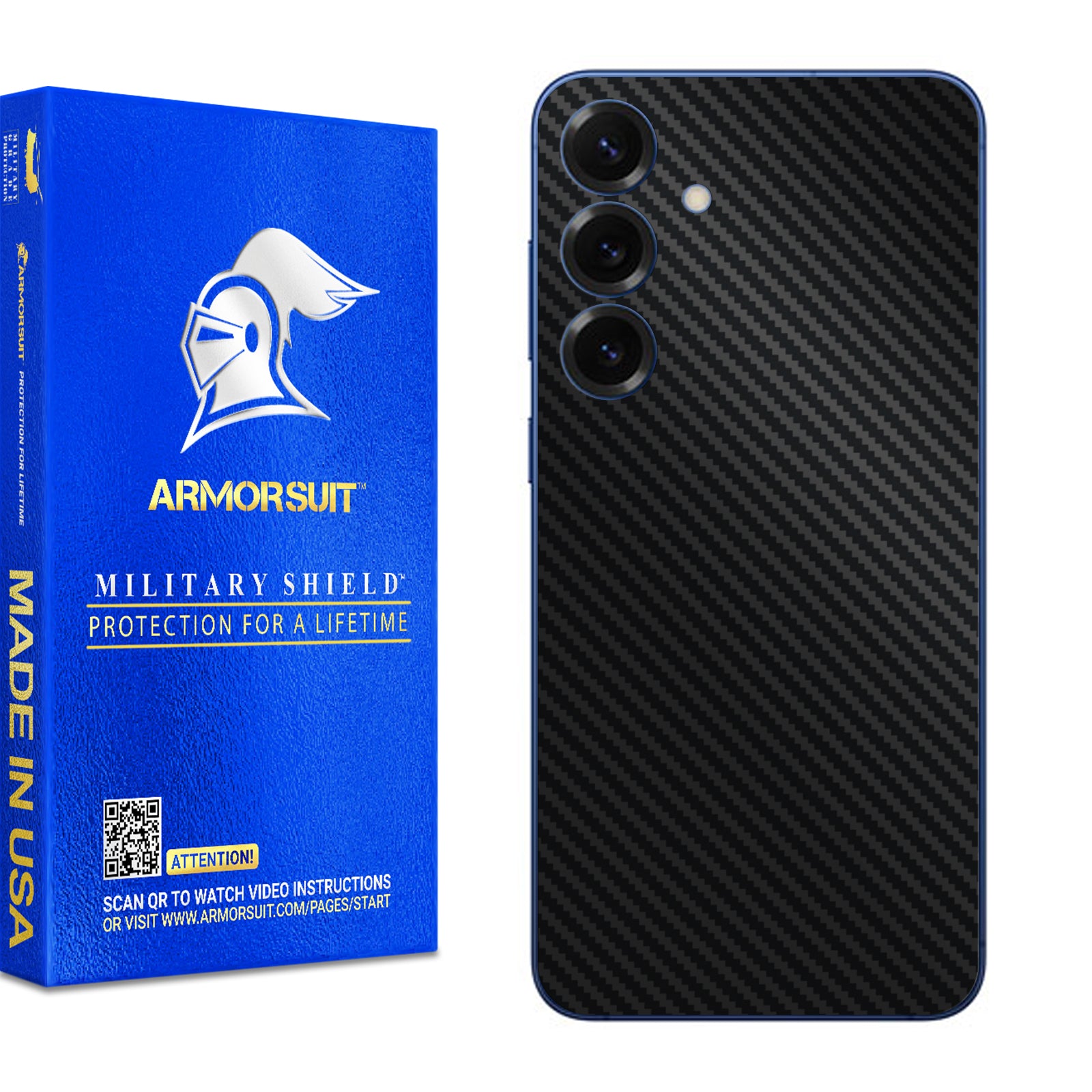 (Pre-Order)[2 Pack] Armorsuit MilitaryShield Vinyl Skin Wrap Film for Samsung Galaxy S25