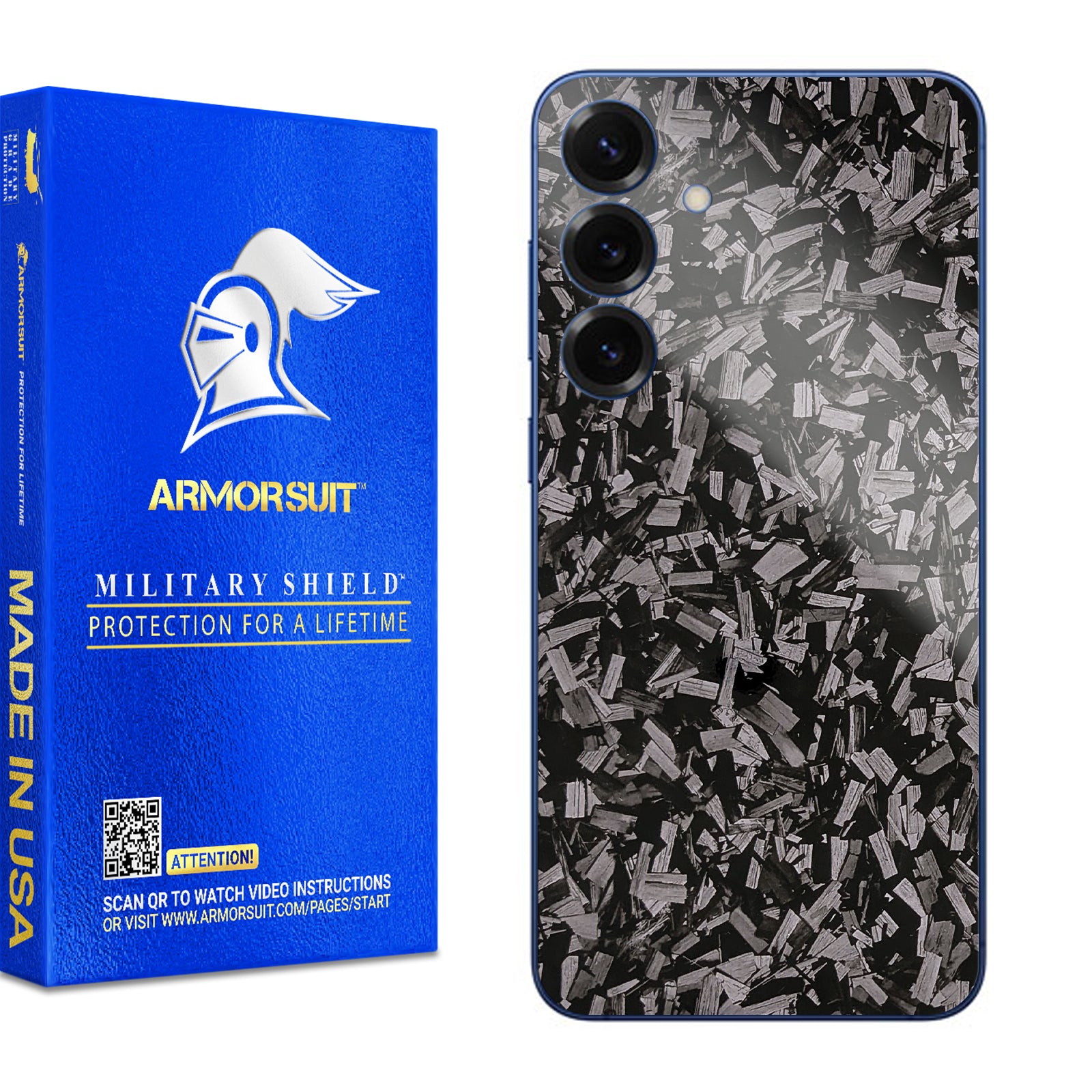 (Pre-Order)[2 Pack] Armorsuit MilitaryShield Vinyl Skin Wrap Film for Samsung Galaxy S25