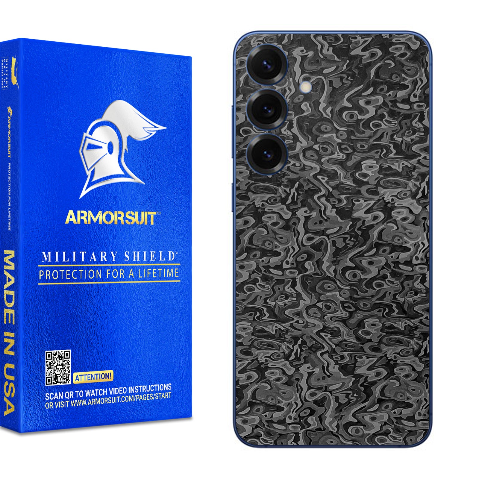 (Pre-Order)[2 Pack] Armorsuit MilitaryShield Vinyl Skin Wrap Film for Samsung Galaxy S25