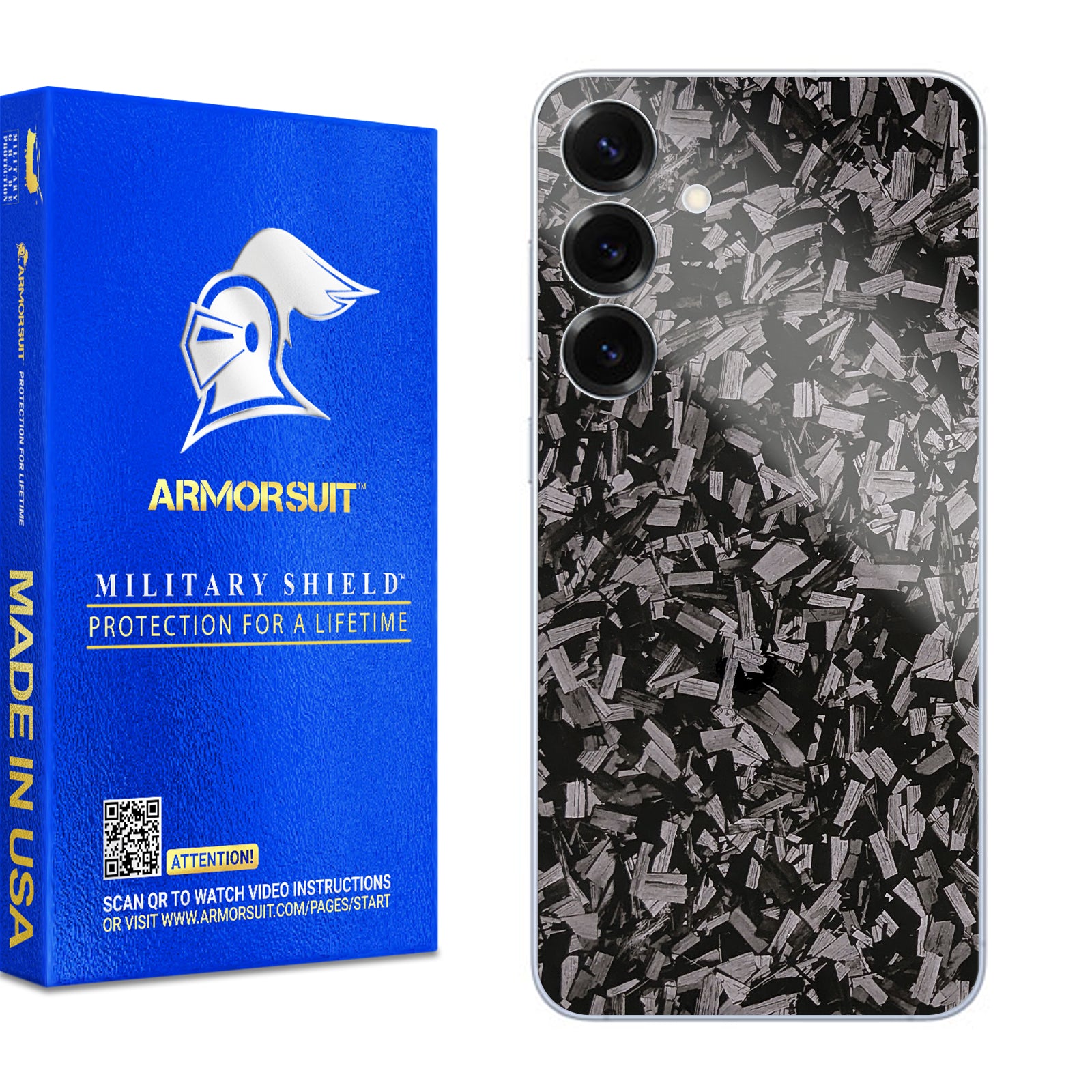 (Pre-Order)[2 Pack] Armorsuit MilitaryShield Vinyl Skin Wrap Film for Samsung Galaxy S25 Plus