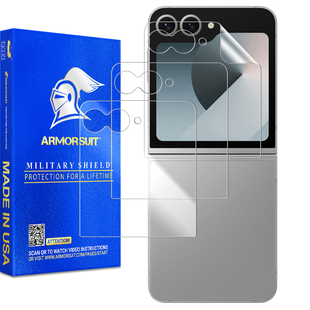 [3 Pack] ArmorSuit Samsung Galaxy Z Flip 6 (2024) Screen Protector ( Front Only)