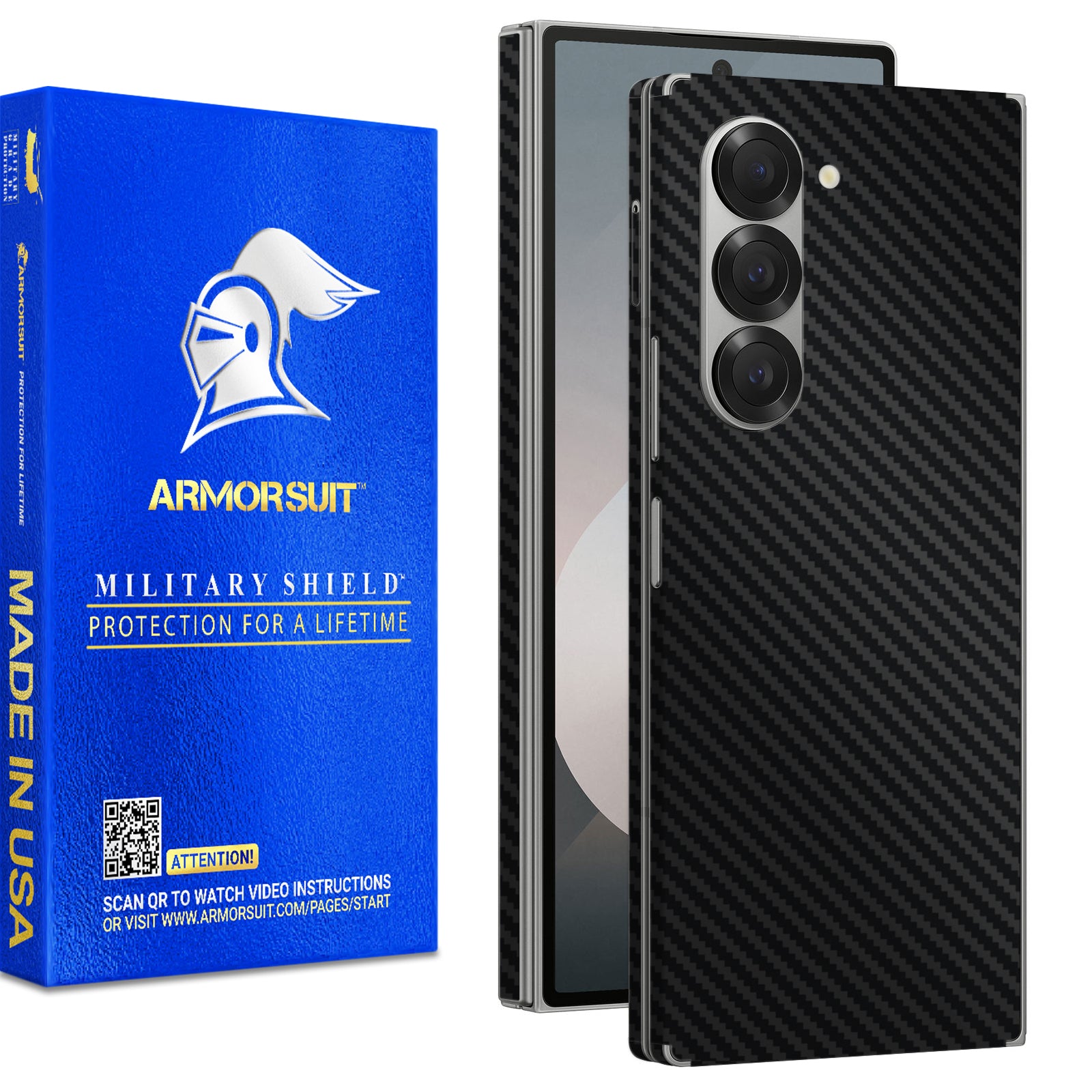 Armorsuit MilitaryShield Vinyl Skin Wrap Designed for Samsung Galaxy Z Fold 6 (2024)