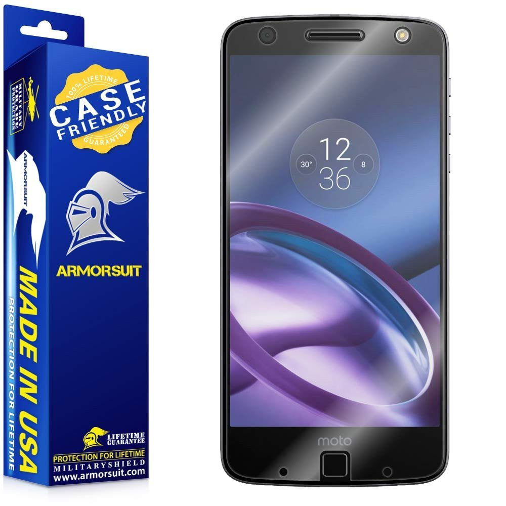 2 Pack Motorola Moto Z Moto Z Droid Case Friendly Screen Protector