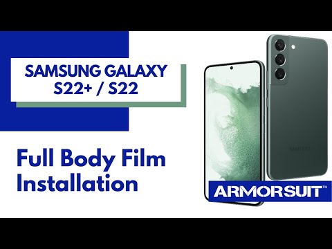 ArmorSuit MilitaryShield Full Body Skin Film + Screen Protector Designed  for Samsung Galaxy S22 Ultra (2022) - Anti-Bubble HD Clear Film